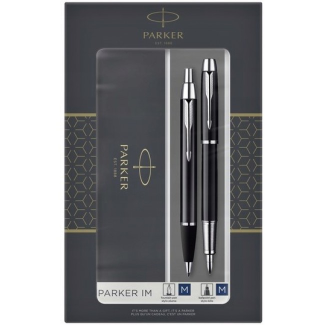 Parker 2093215 pen set Black, Silver 2 pc(s)