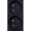 EnerGenie EG-PDU-9F2F Power distribution unit (PDU), 10 pcs C13 sockets, 1U, 16A, C20 plug 2 m cable, black