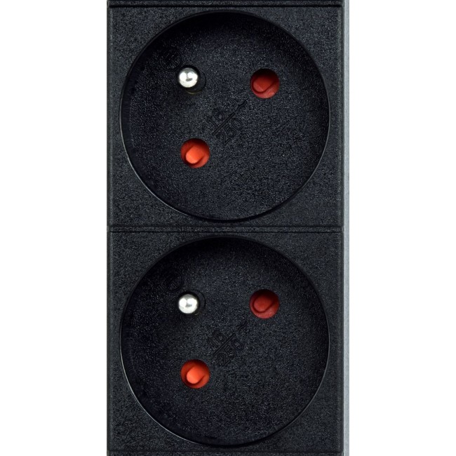 EnerGenie EG-PDU-9F2F Power distribution unit (PDU), 10 pcs C13 sockets, 1U, 16A, C20 plug 2 m cable, black EnerGenie EG-PDU-9F2F Power distribution unit (PDU), 10 pcs C13 sockets, 1U, 16A, C20 plug 2 m cable, black