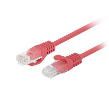 Lanberg PCU5-20CC-0025-R networking cable Red 0.25 m Cat5e U/UTP (UTP)