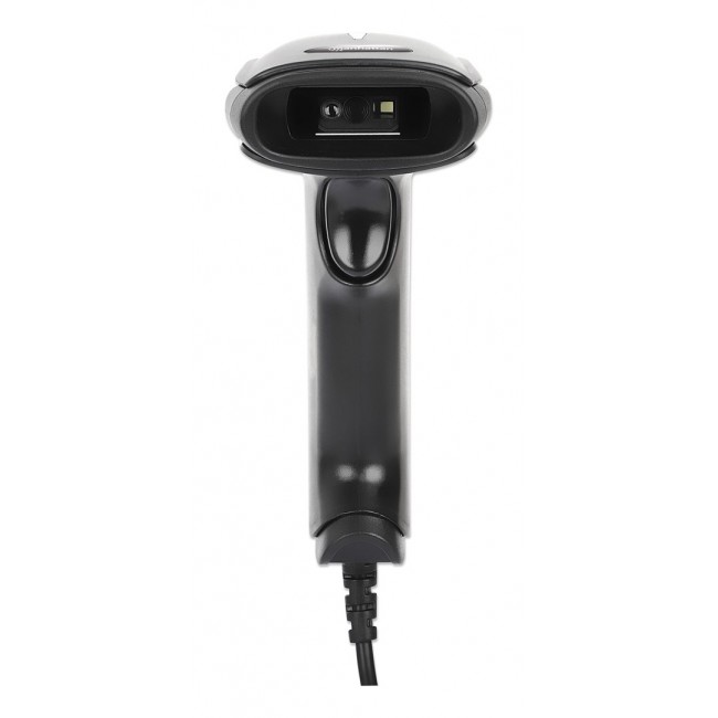 Manhattan Contact CCD Handheld Barcode Scanner, USB, 60mm Scan Width, Cable 152cm, Max Ambient Light 5,000 lux (sunlight), Black, Three Year Warranty