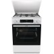 Gorenje GKS6C71WF Freestanding cooker with oven White