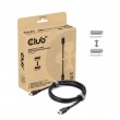 CLUB3D DisplayPort 2.1 DP54 VESA Certified Cable 8K120Hz 3m/ 9.84ft