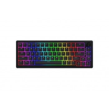 HATOR Skyfall 65 Wired, Mechanical, USB-C, Aurum Sterling, 70M clicks, RGB, Black, 790g