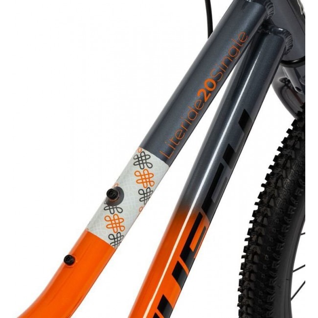 Huffy Literide Alu 20 Orange and Graphite Bike (23205W)