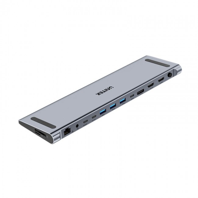 UNITEK 4K KVM DOCKING STATION, USB-C, HDMI WITH STAND