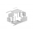 LANBERG WALL-MOUNTED INSTALLATION RACK CABINET 19 LANBERG WALL-MOUNTED INSTALLATION RACK CABINET 19