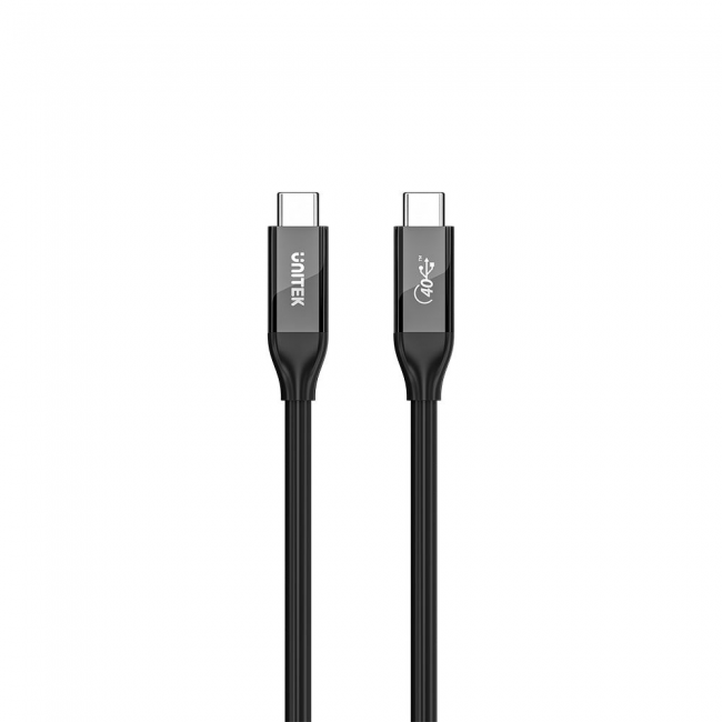 UNITEK C14100ABK01-2M USB cable USB4 Gen 2x2 USB C 40 Gbit/s 240 W Black