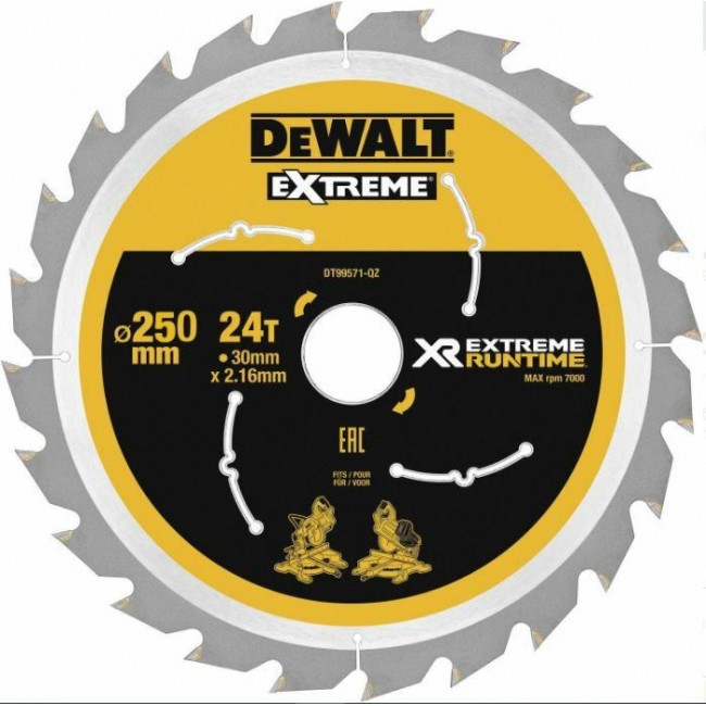 DeWALT DT99573 circular saw blade 25 cm 1 pc(s)