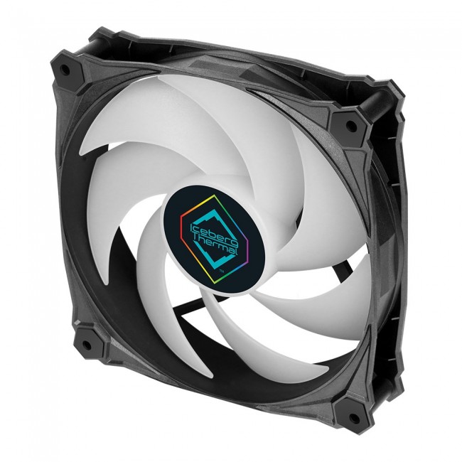 Iceberg Thermal IceGALE Lightning ARGB Computer case Fan 12 cm Black 3 pc(s) Iceberg Thermal IceGALE Lightning ARGB Computer case Fan 12 cm Black 3 pc(s)
