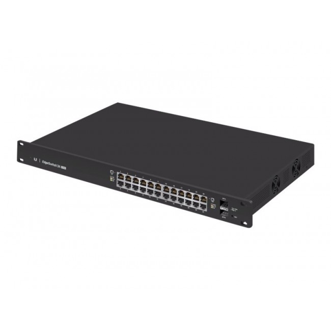Ubiquiti ES-24-250W network switch Managed L2/L3 Gigabit Ethernet (10/100/1000) Power over Ethernet (PoE) 1U Black Ubiquiti ES-24-250W network switch Managed L2/L3 Gigabit Ethernet (10/100/1000) Power over Ethernet (PoE) 1U Black