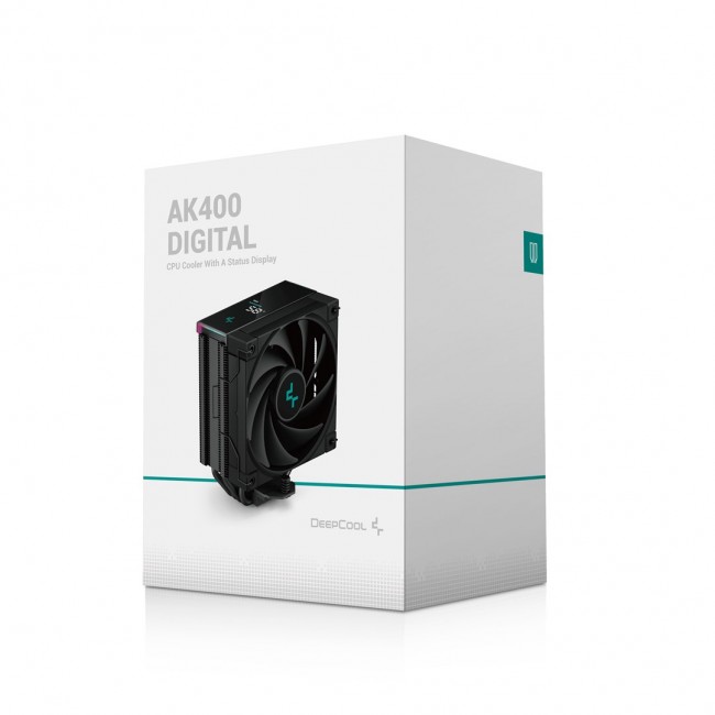 DeepCool AK400 DIGITAL Processor Air cooler 12 cm Black 1 pc(s) DeepCool AK400 DIGITAL Processor Air cooler 12 cm Black 1 pc(s)