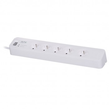 APC PM5-FR surge protector White 5 AC outlet(s) 230 V 1.83 m