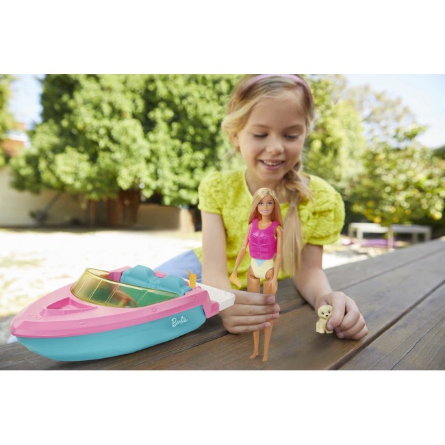 Barbie Speedboat + GRG30 MATTEL Doll Barbie Speedboat + GRG30 MATTEL Doll