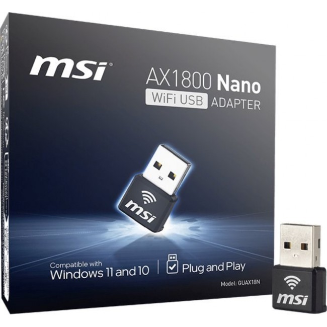 MSI 302-8ZE30XE-000 NANO network card. Wifi 6 MSI 302-8ZE30XE-000 NANO network card. Wifi 6