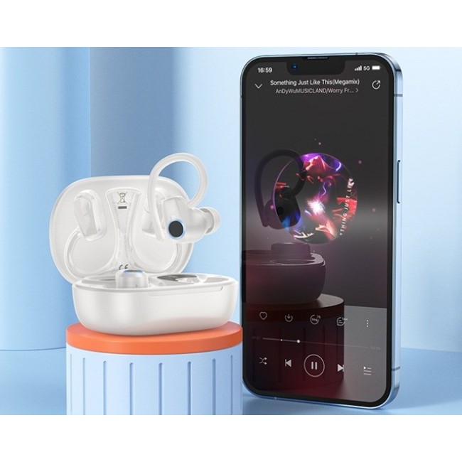 Hoco EQ8 Pure Joy Headset Wireless In-Ear Calls/Music Bluetooth White Hoco EQ8 Pure Joy Headset Wireless In-Ear Calls/Music Bluetooth White