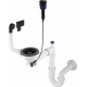 Siphon for 1-bowl granite sink - Space-Saver