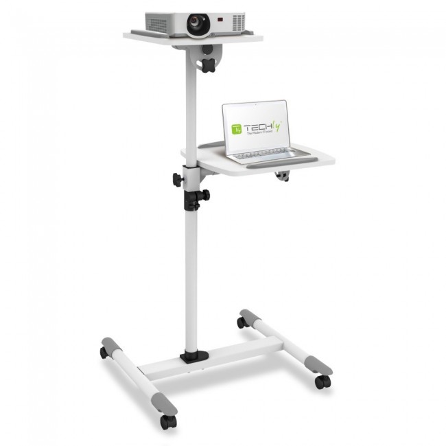 Techly Universal Trolley for Notebook / Projector, White ICA-TB TPM-6 Techly Universal Trolley for Notebook / Projector, White ICA-TB TPM-6