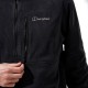 BERGHAUS Prism Half Zip Polartec Fleece - men's fleece sweatshirt, size M (black)