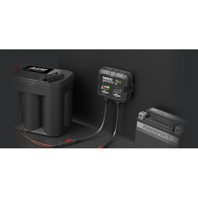 GENIUS2X2 4A 2-Bank Battery Charger GENIUS2X2 4A 2-Bank Battery Charger