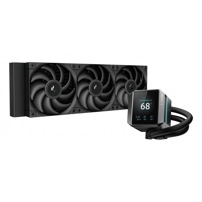 DeepCool MYSTIQUE 360 Processor All-in-one liquid cooler 12 cm Black 1 pc(s) DeepCool MYSTIQUE 360 Processor All-in-one liquid cooler 12 cm Black 1 pc(s)