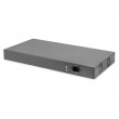 Digitus DN-95343 network switch Unmanaged Fast Ethernet (10/100) Power over Ethernet (PoE) 1U Black, Silver