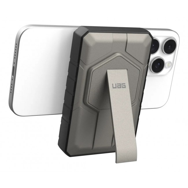 Urban Armor Gear 9B4411114036 power bank 10000 mAh Wireless charging Black, Titanium