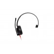 HP Poly Blackwire 5210 Monaural USB-C Headset +3.5mm Plug +USB-C/A Adapter