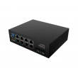 Lanberg ILGE-8P-2S-120 network switch Unmanaged Fast Ethernet (10/100) Power over Ethernet (PoE) 1U Black