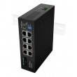 Lanberg ILGE-8P-2S-120 network switch Unmanaged Fast Ethernet (10/100) Power over Ethernet (PoE) 1U Black