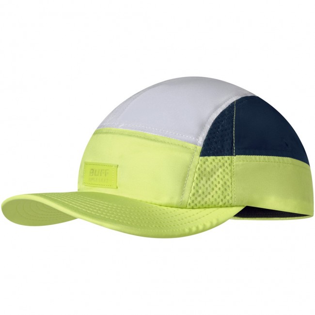 Czapka z daszkiem BUFF 5 PANEL GO CAP DOMUS LIME S/M L/XL
