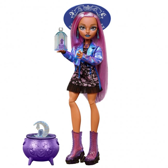 Monster High Moonspell Magic by Layla Stone Fashion Doll, Crystal Witch with Accessories