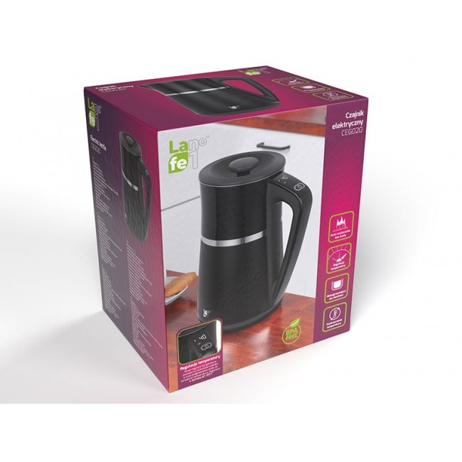 Electric kettle with temperature control 1.7 l 2200 W LAFE CEG020 Electric kettle with temperature control 1.7 l 2200 W LAFE CEG020