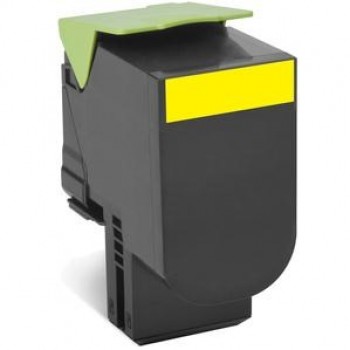 Lexmark 80C2XYE toner cartridge 1 pc(s) Original Yellow