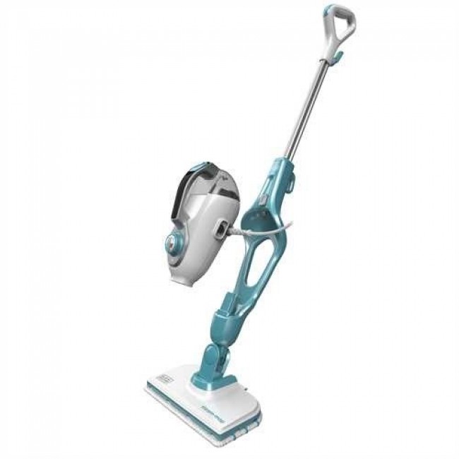 Black & Decker FSMH1321 steam cleaner Steam mop 0.5 L 1300 W Blue, White Black & Decker FSMH1321 steam cleaner Steam mop 0.5 L 1300 W Blue, White