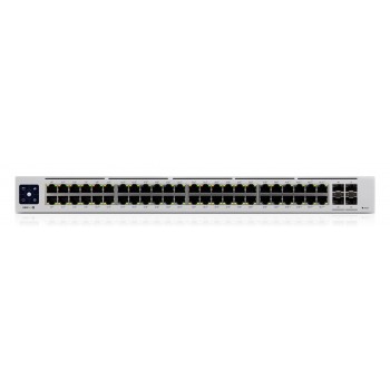 Ubiquiti UniFi Pro 48-Port PoE Managed L2/L3 Gigabit Ethernet (10/100/1000) Power over Ethernet (PoE) 1U Silver