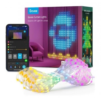 GOVEE H70B1 CURTAIN, LED CURTAIN WI-FI, BLUETOOTH, RGBIC, IP65