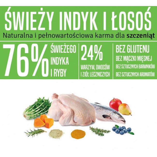 ARQUIVET Fresh Puppy Turkey and Salmon - semi-moist dog food - 10kg