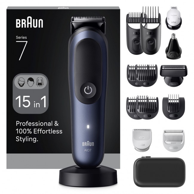 Braun 80789909 hair trimmers/clipper Dark Blue 21 Lithium-Ion (Li-Ion)