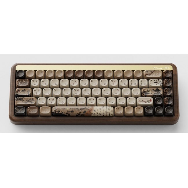 Akko MU01 Mountain Seclusion keyboard Gaming USB + RF Wireless + Bluetooth QWERTY US English Wood Akko MU01 Mountain Seclusion keyboard Gaming USB + RF Wireless + Bluetooth QWERTY US English Wood