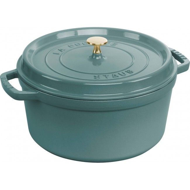 STAUB LA COCOTTE Garnek eliwny okrąg y 2.2 ltr, eukaliptusowy