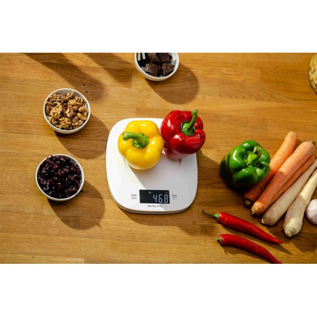Zelmer ZKS1451 White Ivory Countertop Square Electronic kitchen scale Zelmer ZKS1451 White Ivory Countertop Square Electronic kitchen scale