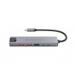 Conceptronic DONN29G 6-in-1 USB 3.2 Gen 2 Docking Station, 4K60Hz HDMI, USB-A 10Gbps x 2, USB-C 10Gbps, GbE LAN, 140W USB PD 3.1