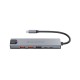 Conceptronic DONN29G 6-in-1 USB 3.2 Gen 2 Docking Station, 4K60Hz HDMI, USB-A 10Gbps x 2, USB-C 10Gbps, GbE LAN, 140W USB PD 3.1