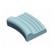 Contoured pillow made of memory foam AT03002