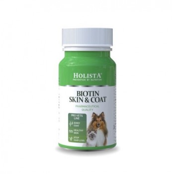 HOLISTA Biotin Skin & Coat - supplements for dogs and cats - 90 pcs