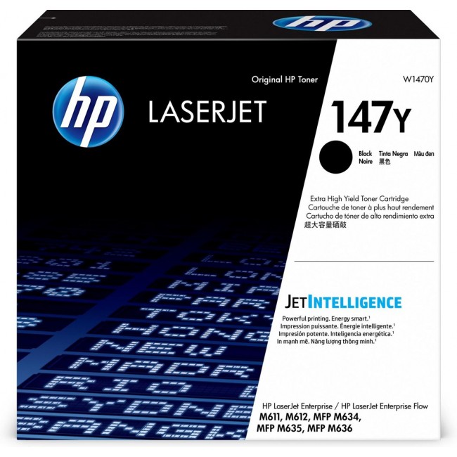 HP 147Y Extra High Yield Black Original LaserJet Toner Cartridge HP 147Y Extra High Yield Black Original LaserJet Toner Cartridge
