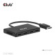 CLUB3D Quad DisplayPort Hub 4 x 4K Resolution @ 30Hz, MST Support