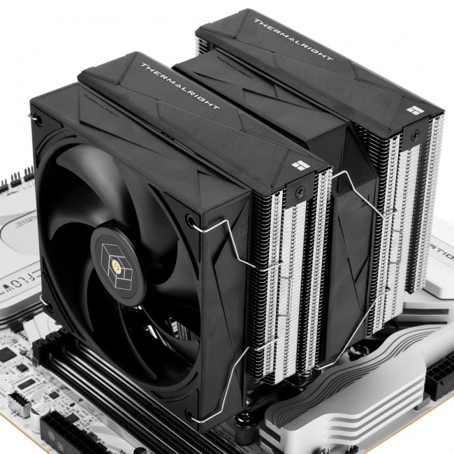 Thermalright Royal pretor 130 Processor Heatsink/Radiator 13 cm Black, Silver