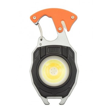Rescue JS-Tactical Emergency and Tactical Keychain with LED Flashlight